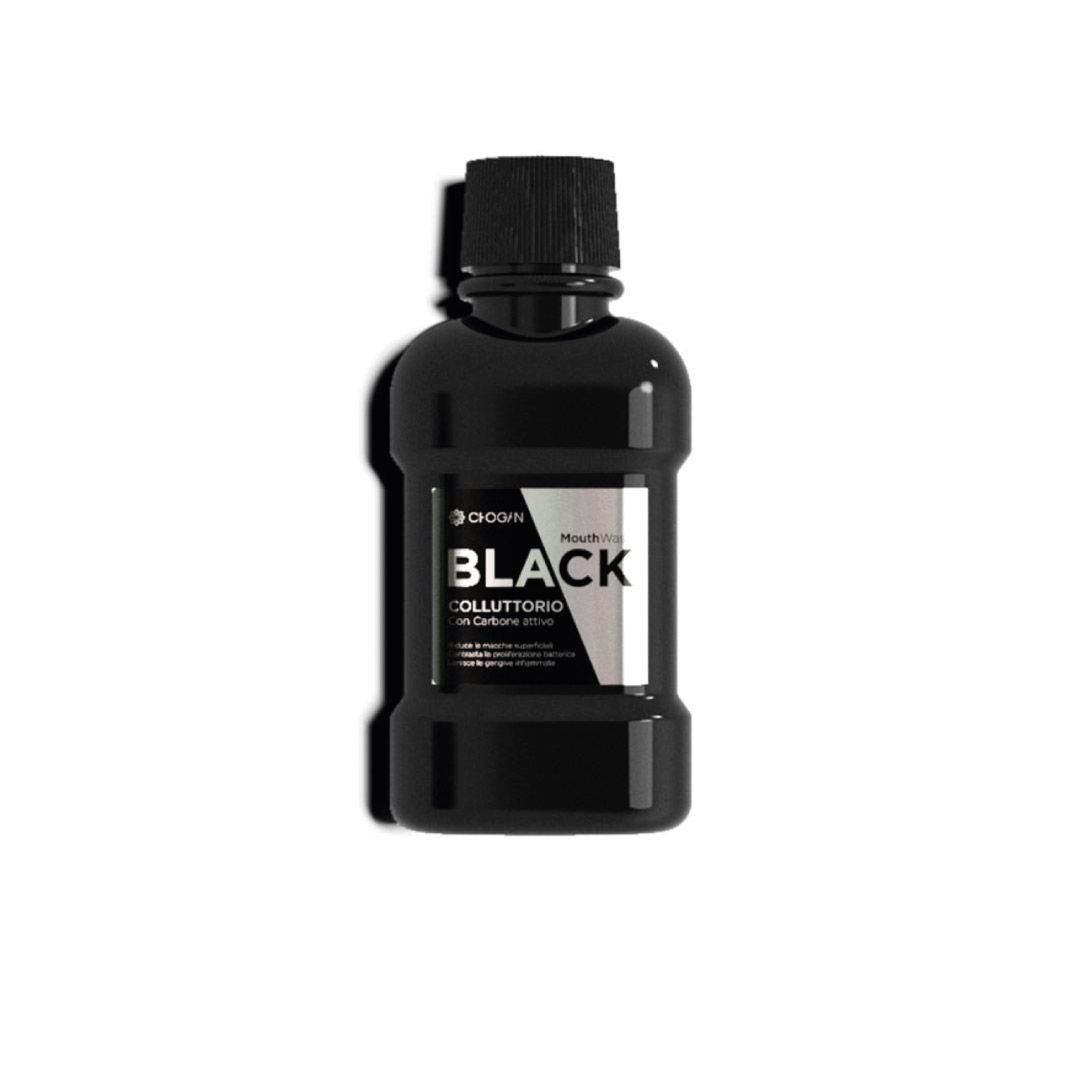 BLACK MOUTHWASH WITH ACTIVATED CHARCOAL - 250 ML