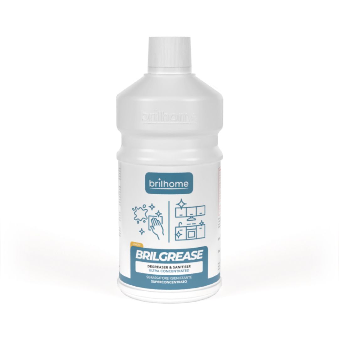 BRILGREASE - SUPER-CONCENTRATED DEGREASER AND SANITIZER
