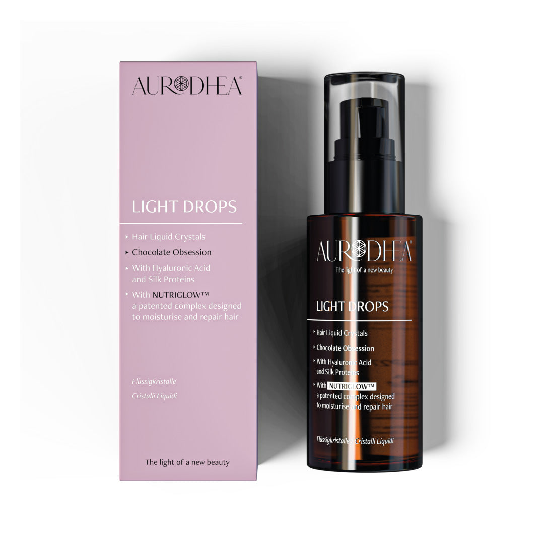 LIGHT DROPS Chocolate Obsession – Flüssigkristalle für Haare 50 ml | Mit dem exklusiven Komplex NUTRIGLOW™