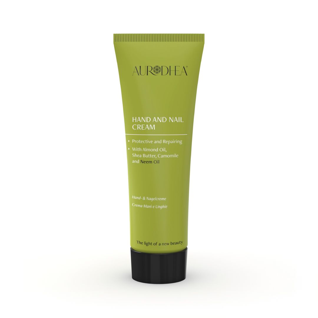 HAND AND NAIL CREAM WITH NEEM OIL - 75 ML Enriched with Almond oil, Shea butter and Chamomile