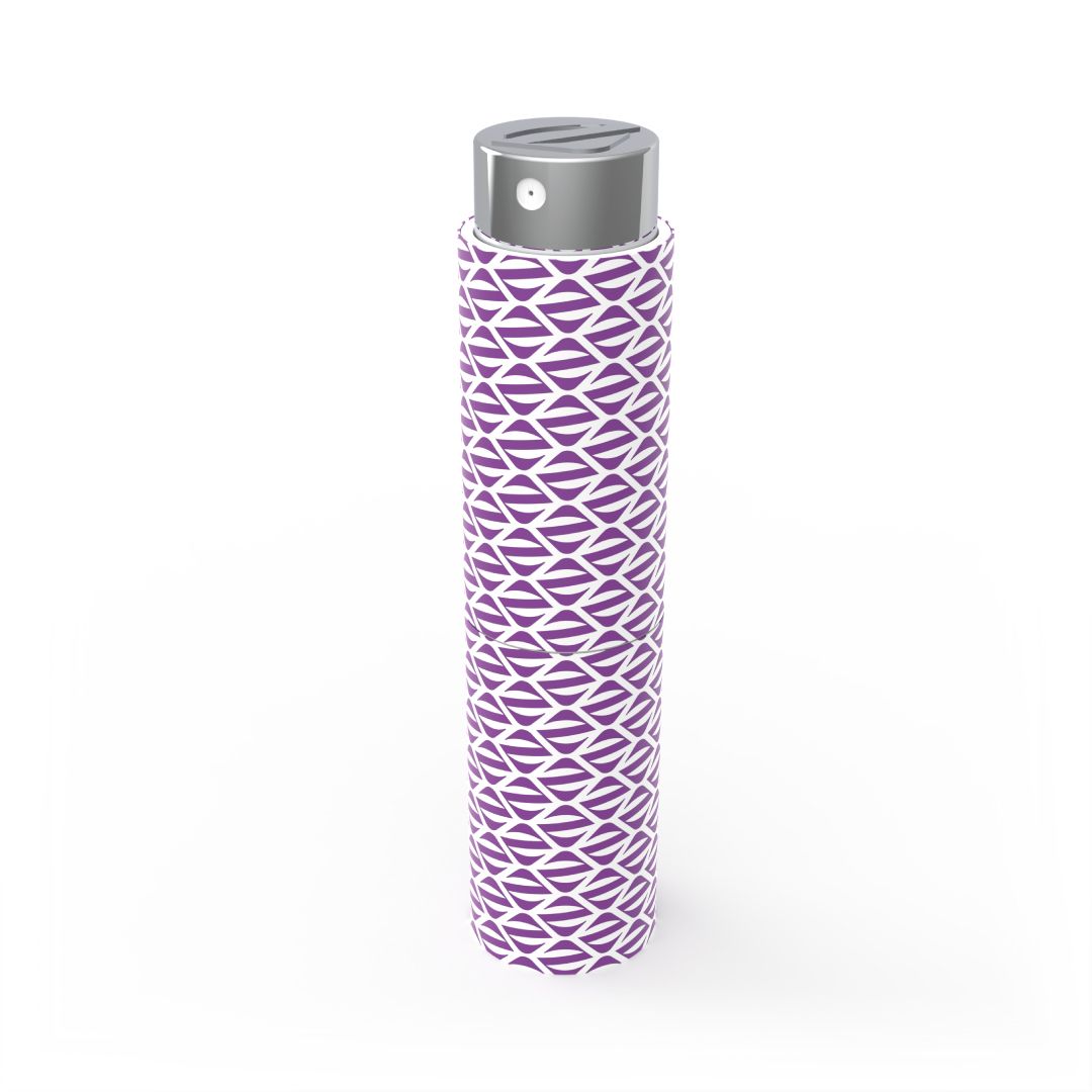 Monogram Pocket Perfume Case – Purple and White