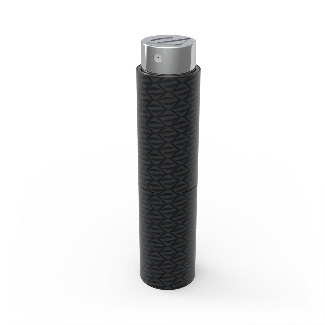 Monogram Pocket Perfume Case - Black and Grey